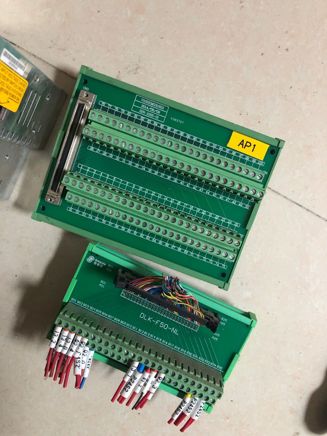 adlink凌华din100s01100pin接线端子世麦德dlkf50nl