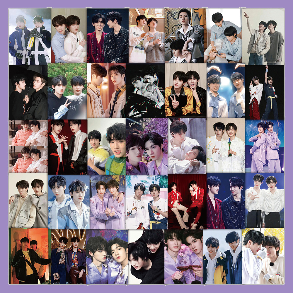 60张文轩贴纸tnt时代少年团刘耀文宋亚轩合照男明星周边手帐素材