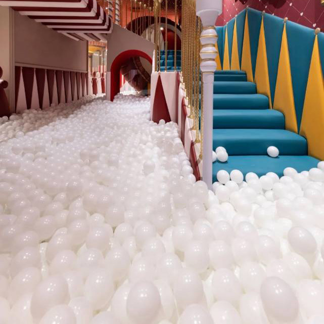 阻燃海洋球白色8cm淘气堡海洋球防火海洋球