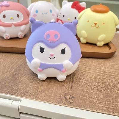 Sanrio Squeezing Toy Best-Seller on Douyin Stress Relief Slow Rebound Unconvinced Tiktok Pu Decompression Factory Direct Sales