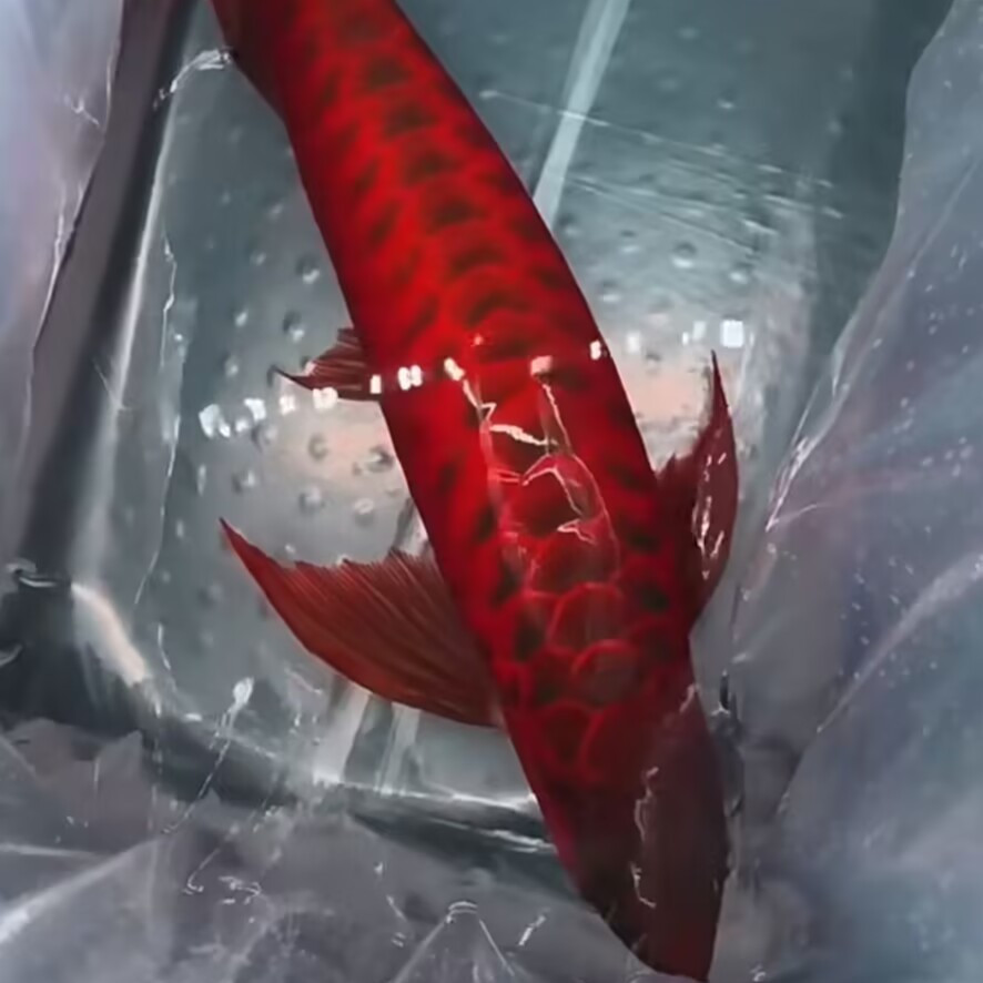 品质龙鱼苗马来西亚红龙鱼包发色满珠鳞金龙鱼苗亚马逊银龙苗盲发