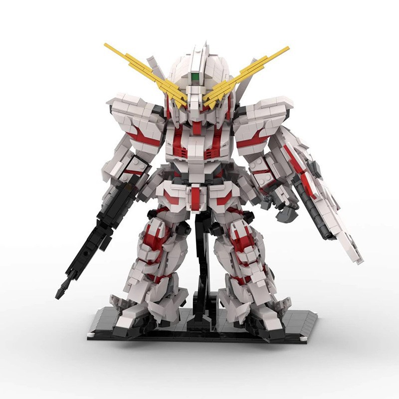 moc积木 兼容乐高 高达独角兽 套装独角兽 战斗模型 机甲拼装礼物