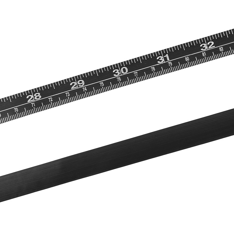 厂家批发现货黑色健康腰围尺y形手柄臂围腰围体围尺火矩形测量尺