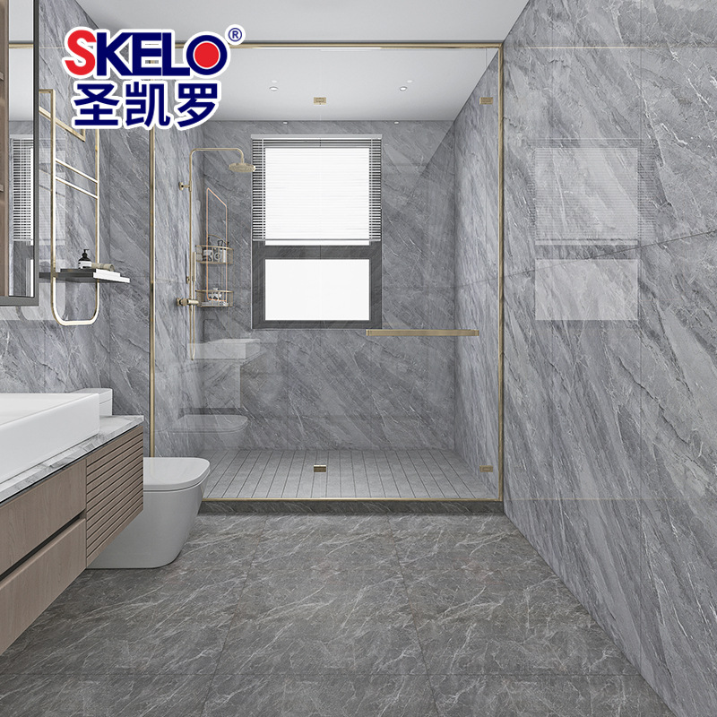 圣凯罗 钻石釉通体大理石瓷砖地砖600x1200厨房卫生间客厅墙面砖