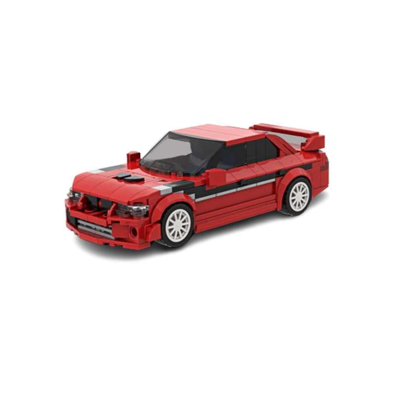 跨境moc-163741日本拉力赛传奇人物三玲兼容乐高积木小车玩具模型