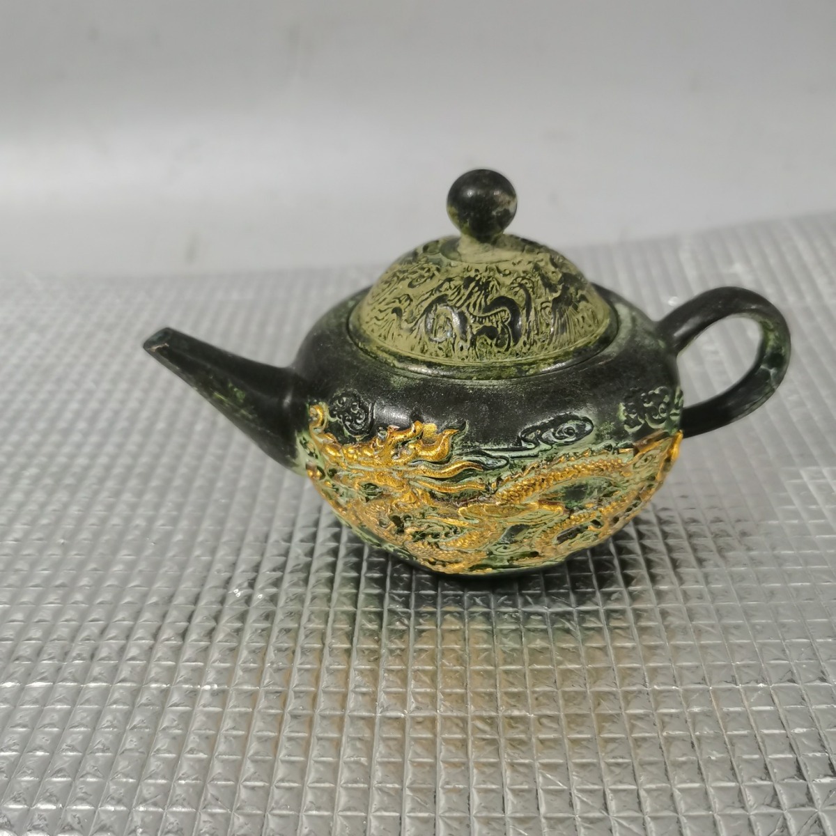 铜茶壶龙凤呈祥茶壶酒壶小铜壶龙飞凤舞壶工艺品基地支持代发对接