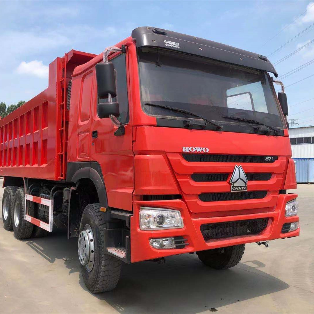 出售二手豪沃泥头车 工程车倾斜自卸车 垃圾车371/375马力双桥