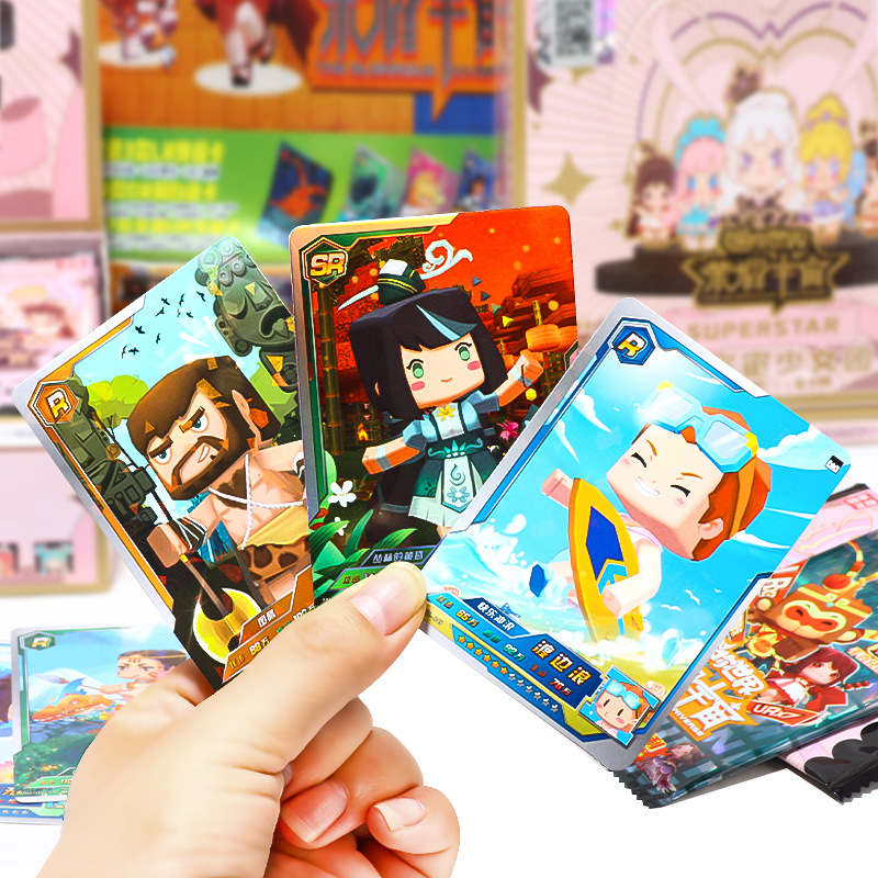 迷你世界卡片卡牌荣耀宇宙版游戏周边收藏图鉴lr卡齐天小圣花小楼