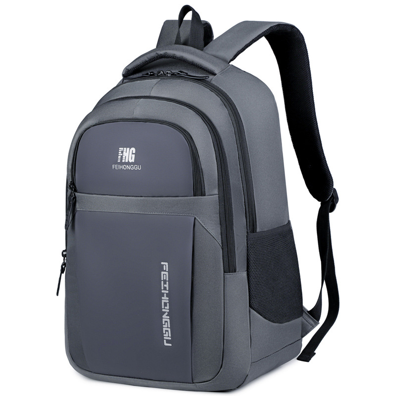 Men's Business Laptop Backpack Korean Style Leisure Travel Backpack Student Bag Large-Capacity Backpack
