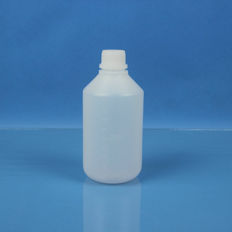 软瓶身500ml小口酒精瓶带刻度半透明液体分装瓶乙醇塑料瓶