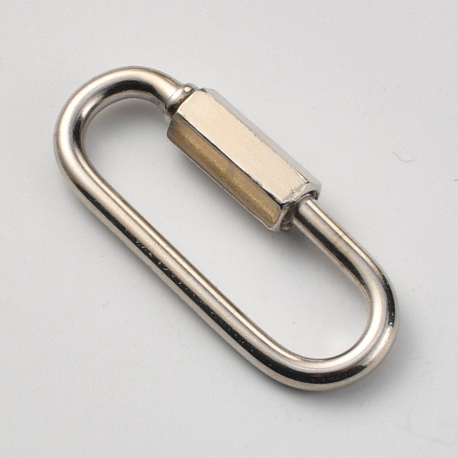 铁镀镍快速连接环三角环椭圆登山安全扣梅陇锁扣链条连接扣-阿里巴巴