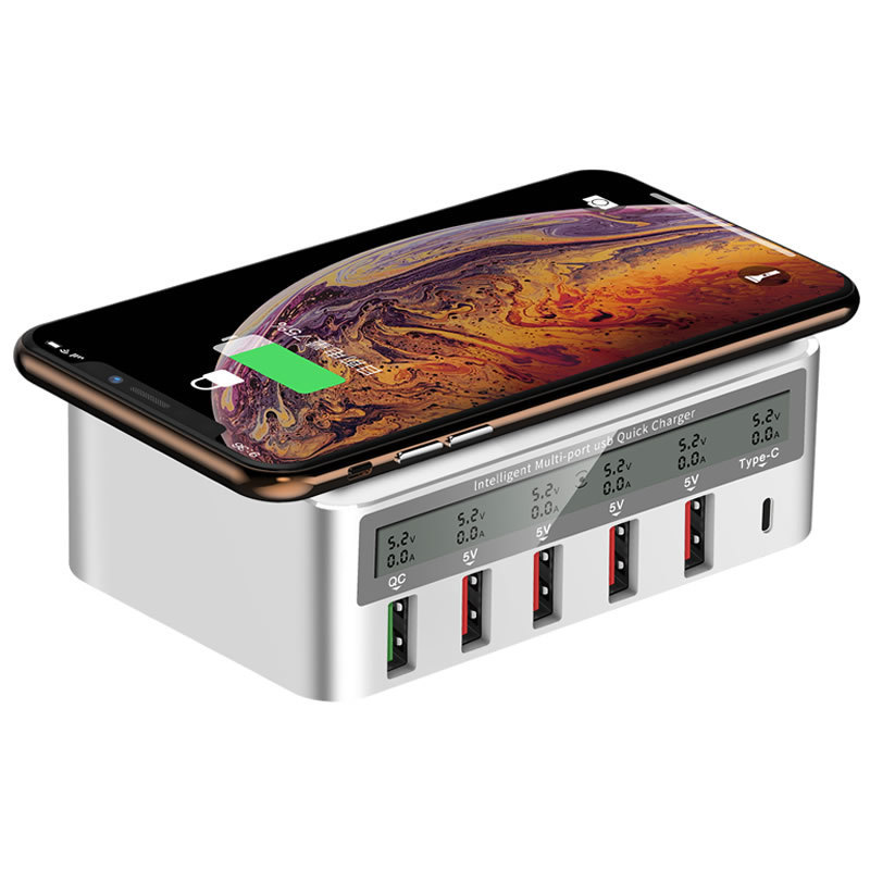Wireless Independent HD Display Qc3.0 Fast Charging Head