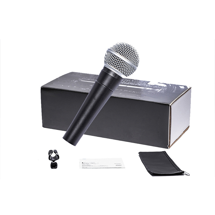 动圈有线话筒麦克风k歌唱歌家用户外演出会议ktv有线麦克风sm58lc