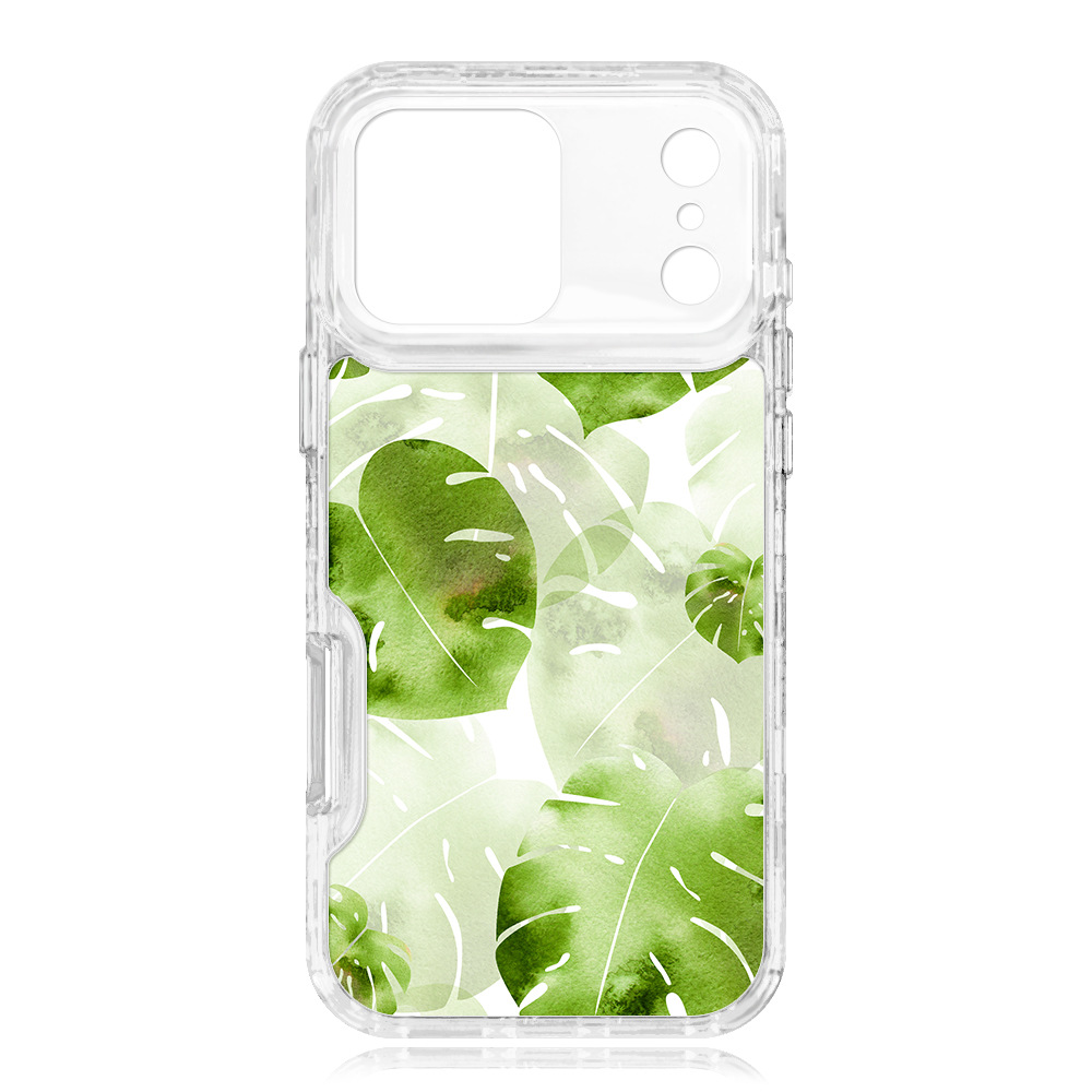 适用iPhone17系列水晶3in1热转印手机壳透明TPU软胶壳PC壳气囊