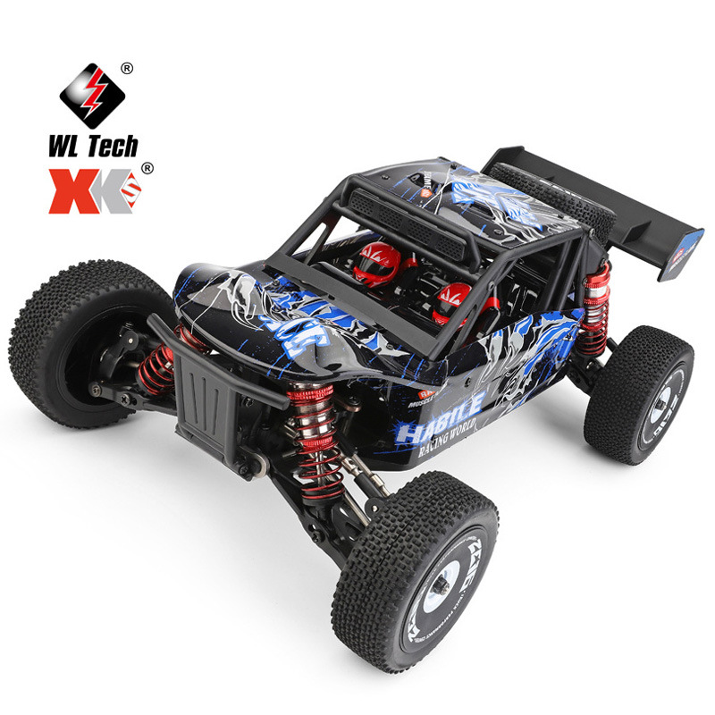 伟力124018高速遥控车越野竞技赛车1:12电动四驱沙漠越野跨境批发