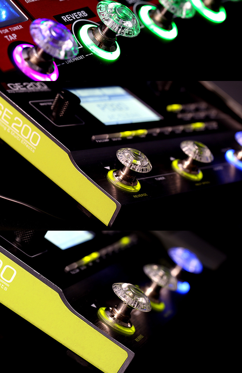 mooer魔耳电吉他效果器通用踩钉帽蘑菇透明踩钉帽