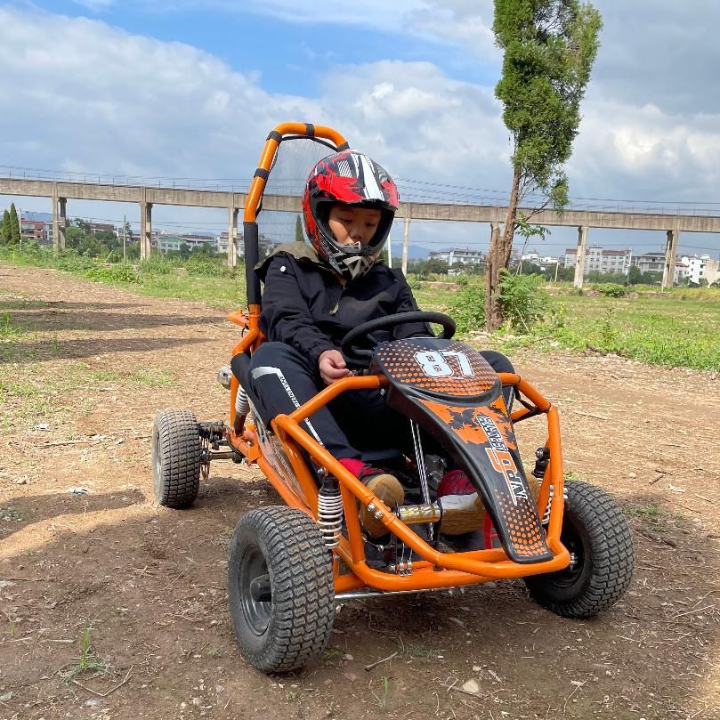 汽油公园场地赛道游乐场电动摩托单双座室内外儿童越野沙滩卡丁车