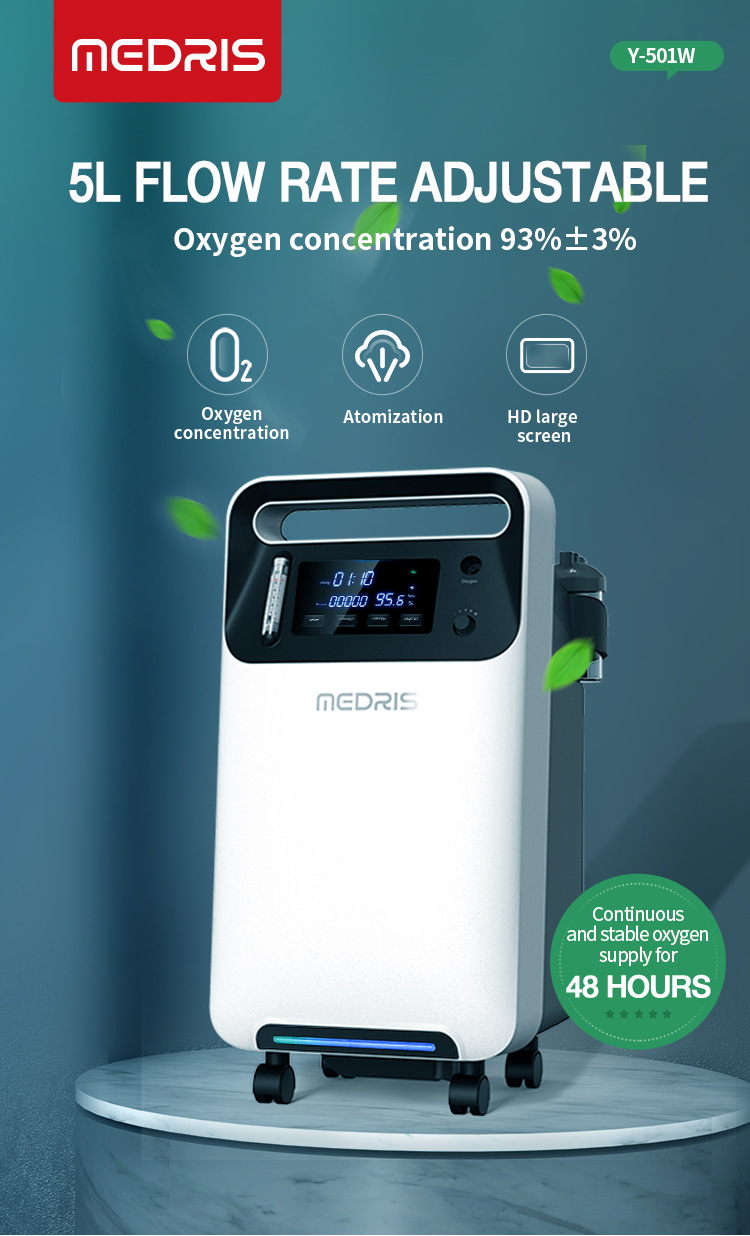 迈睿思制氧机5l老人家用吸氧机家庭氧气机带雾化孕妇保 英文外贸