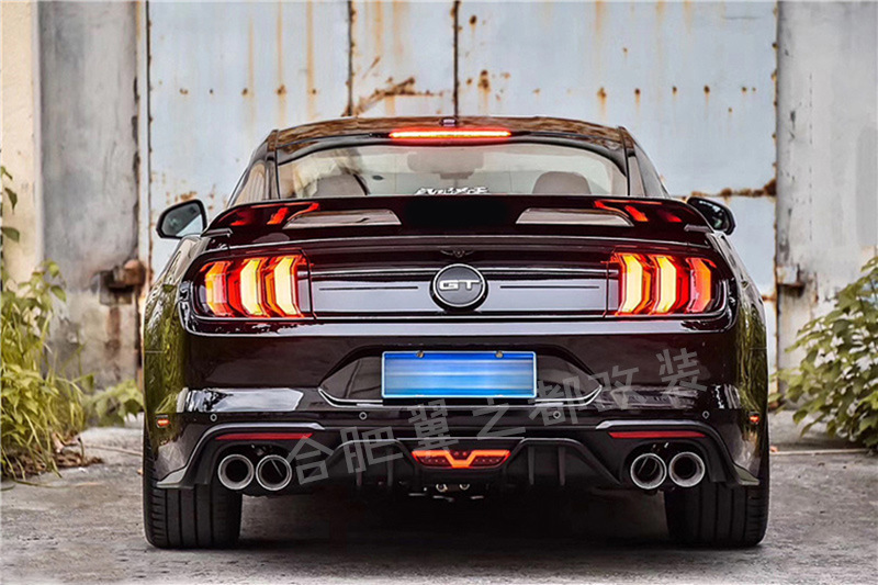 适用福特野马尾翼改装15-21款mustang中美规gt500运动尾翼跑车翼