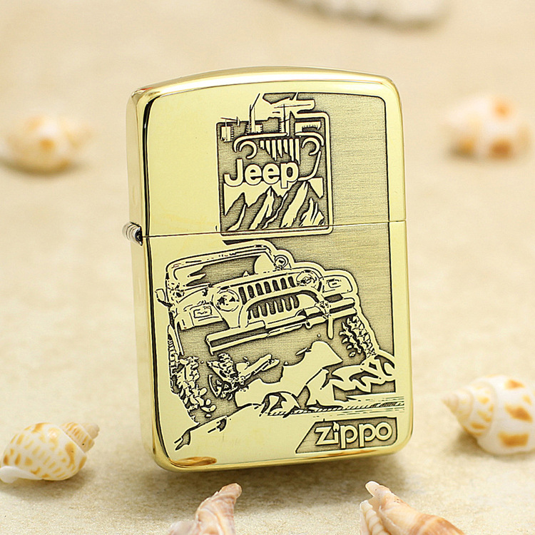 zippo打火机1941b纯铜精雕吉普车带限量号-阿里巴巴