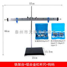 铝合金杠杠尺及支架木质杠杠尺物理力学平衡原理实验演示教学仪器