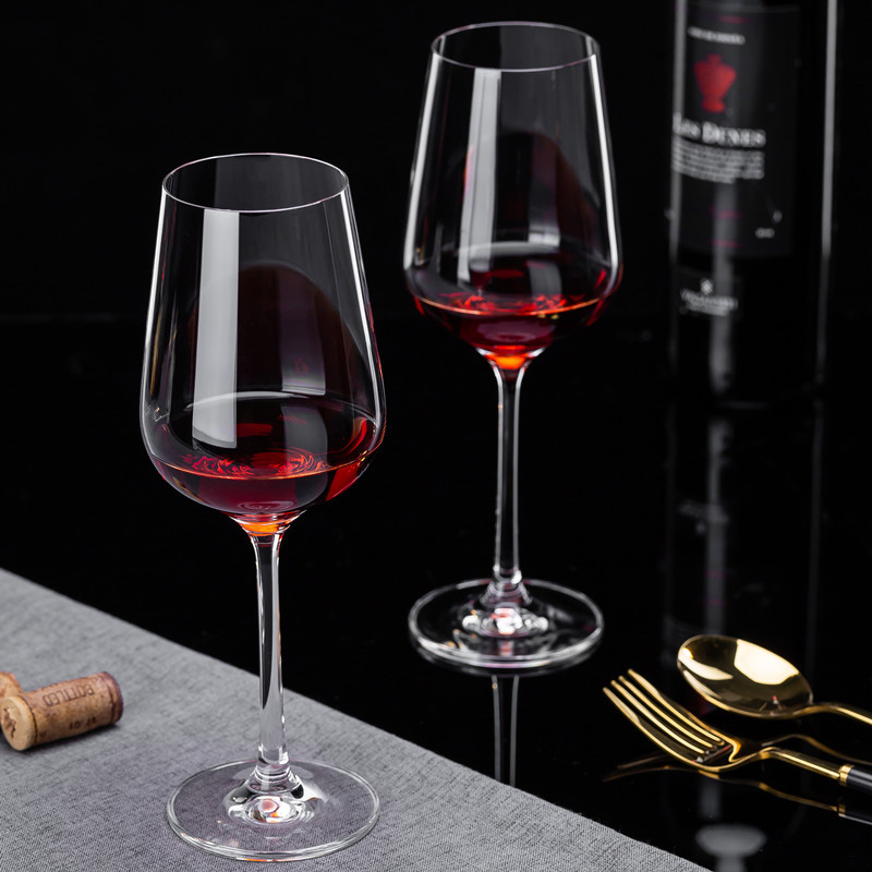 Two Crystal Red Wine Glass Gift Boxes Lead-Free Wine Glass Winery Gift Wine Set Goblet 2 Pack