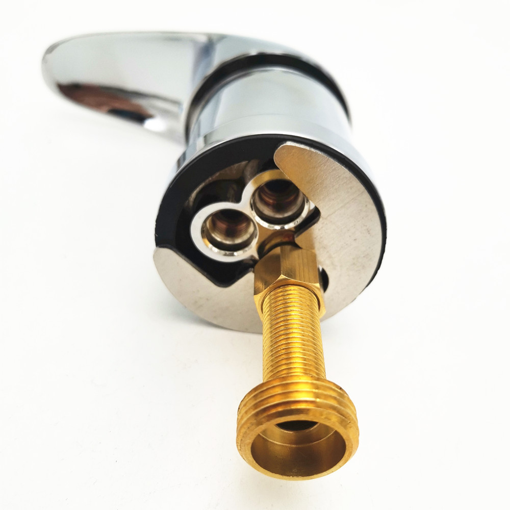 发廊美发店洗头床水龙头 洗头床冷热水混水阀 开关 铜