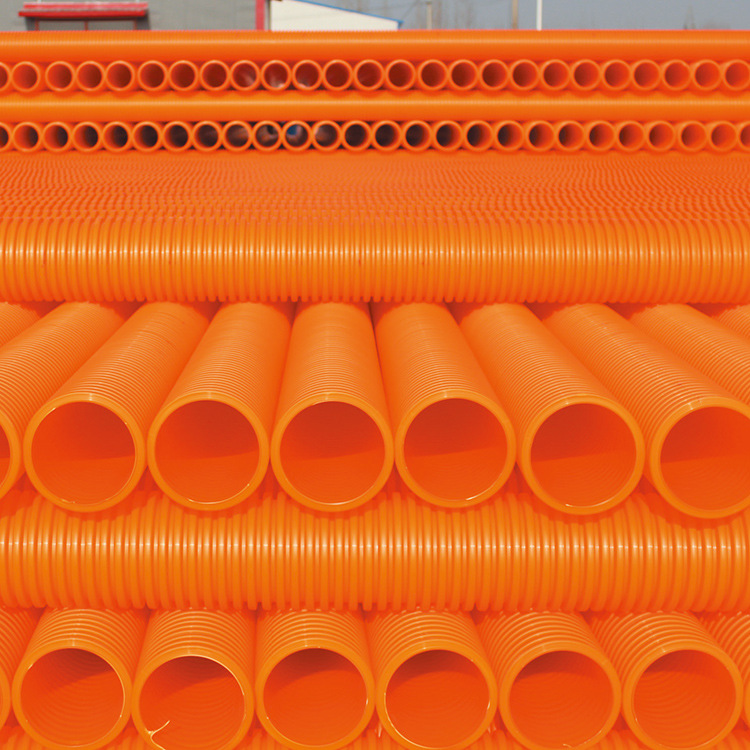 mpp双壁波纹管百鸿110双壁波纹管200聚丙烯非开挖双壁波纹管175