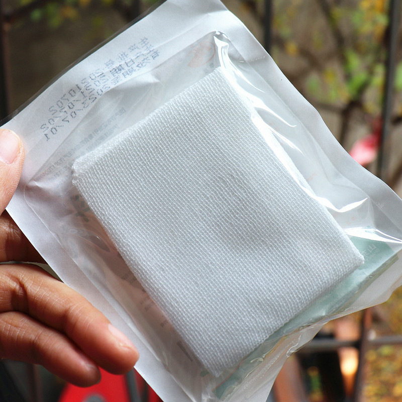 华晨外科纱布辅料纱布片无菌纱布片5片/包纸塑包装纱布片