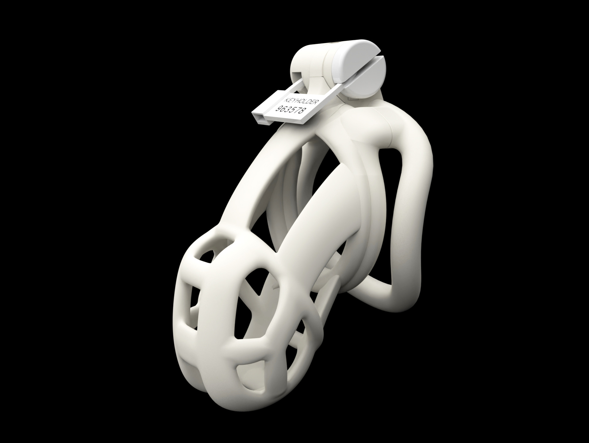 【清仓价35元】21款眼镜蛇2.0贞操锁黑色透气男用贞洁器情趣用品