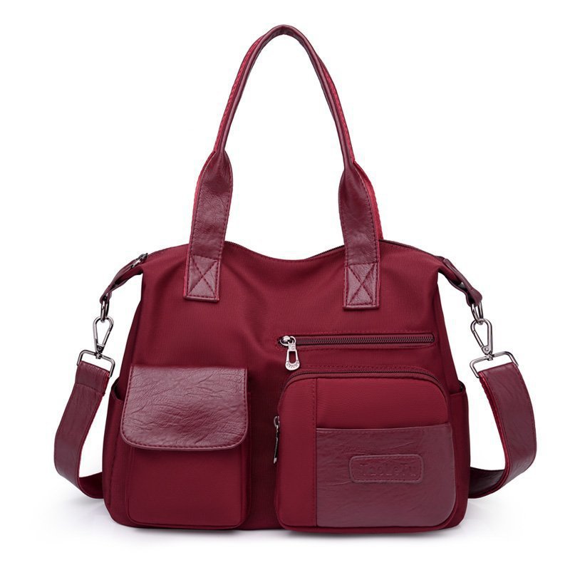 Cross-Border Trendy 2021 New Women's Bag Women's Travel Bags Oxford Cloth Bag Shoulder Portable Crossbody Bag One Piece Dropshipping