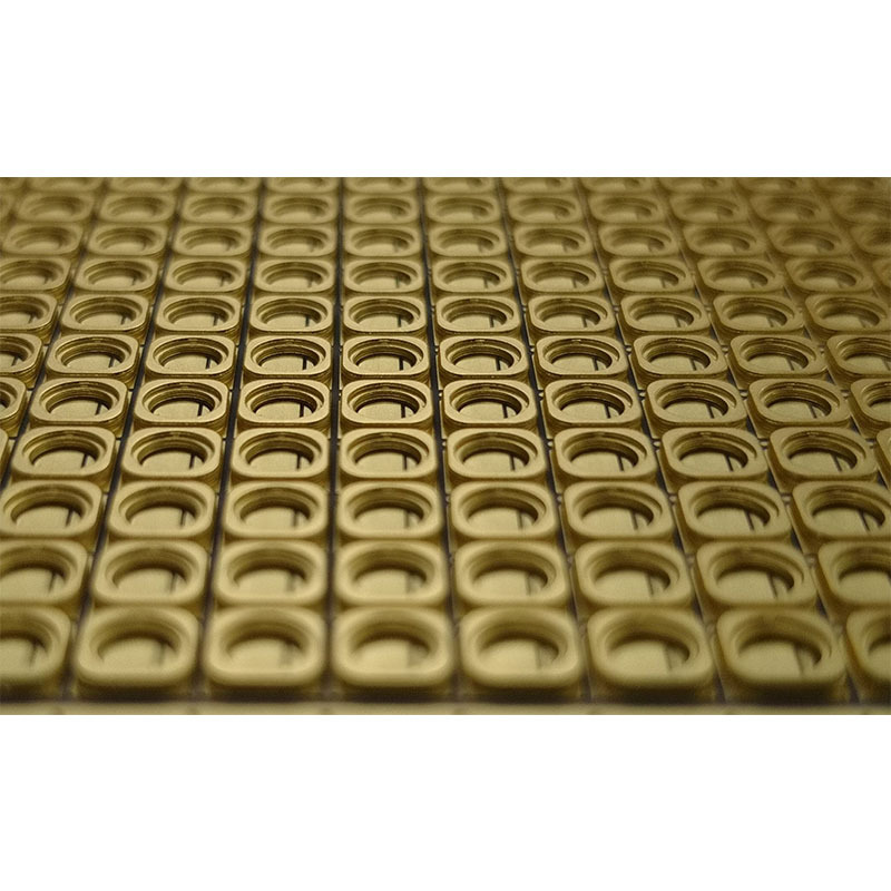 dpc 陶瓷基板 双面氮化鋁基板 3535電鍍杯 高导热 正面镀铜