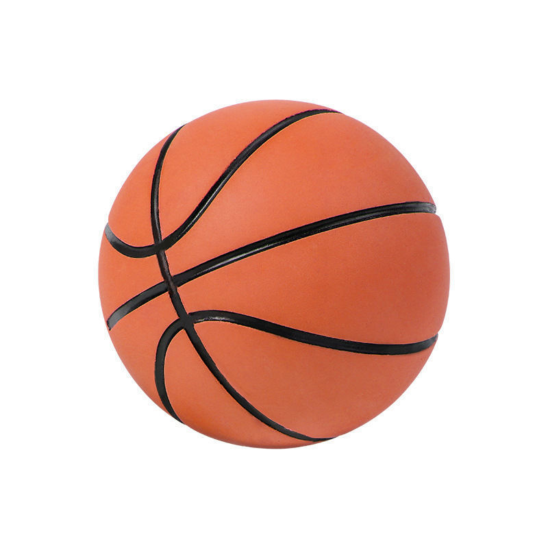 6cm Super-Stretch Mini Rubber Small Basketball Decompression Hollow Elastic Ball Children's Toy Mini Basketball Wholesale