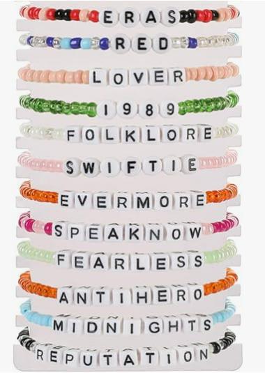 Europe and America Cross Border Hot Sale Bohemian Taylor Polymer Clay Beads Bracelet Letters and Numbers Polymer Clay Bracelet Set for Women