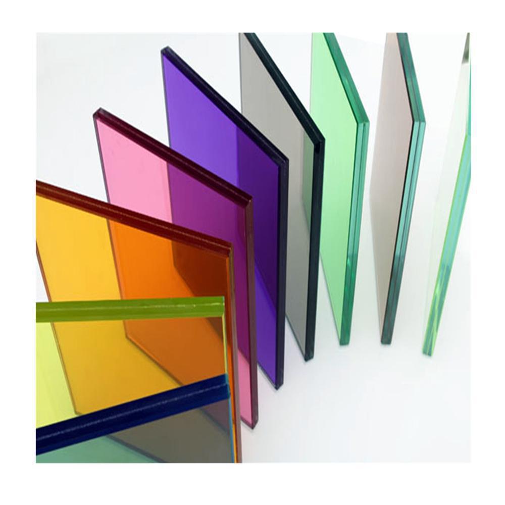 钢化玻璃3层夹胶钢化防砸玻璃防爆玻璃中空low-e彩色夹胶