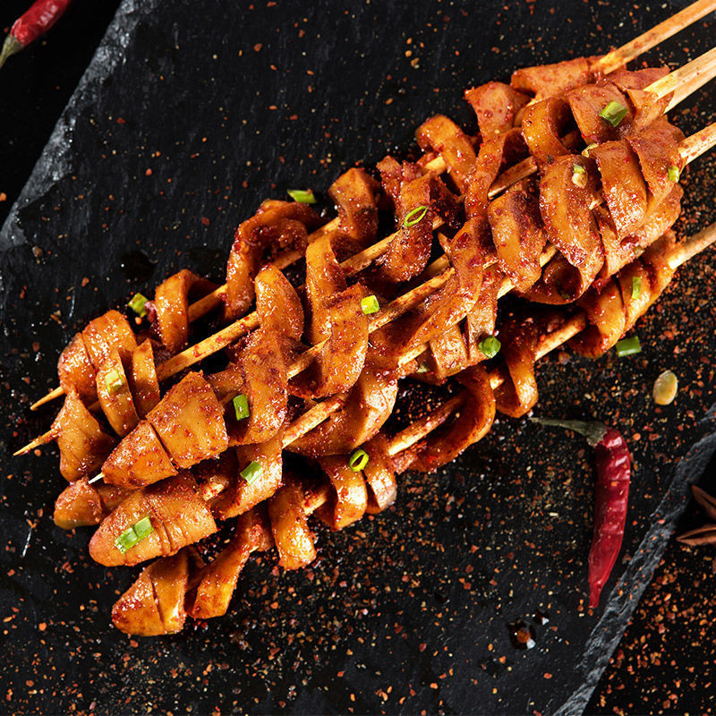香辣烤面筋豆类小零食串香辣即食麻辣小吃辣条豆腐干批发休闲零食