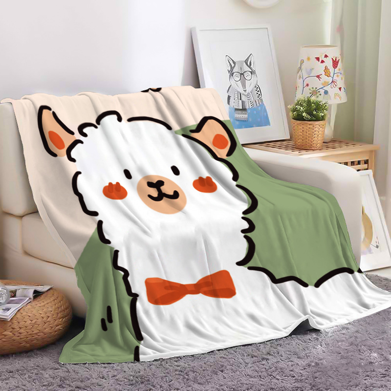 0成交0床相似毛毯厂家制定数码印花法兰绒毛毯3d卡通动漫礼品毯 加厚