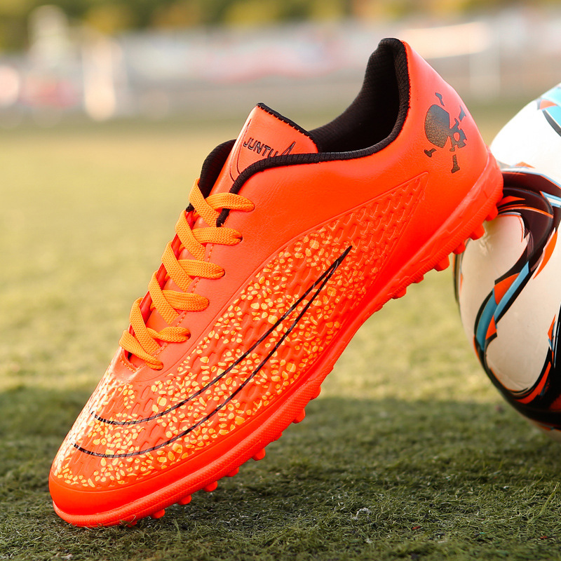 跨境外贸足球鞋男碎钉人造草地青少年学生训练鞋比赛运动鞋男鞋