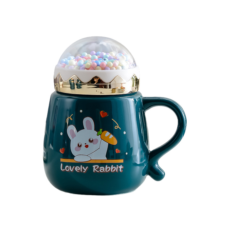 Cartoon Rabbit Ceramic Mug Good-looking Cute Girl Couple Water Cup Gift Gift Cup Wholesale