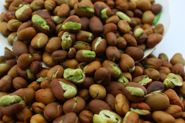 包邮散装2022年新豆绿心蚕豆手工炒货云南特产保山小绿豆1份500克