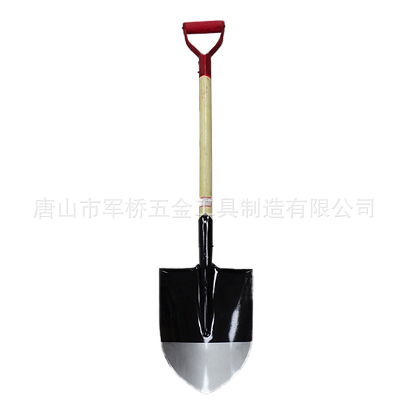 Tangshan Farm Tools Spade Factory Wholesale 50 Manganese Steel Spade Shovel Fire Spade