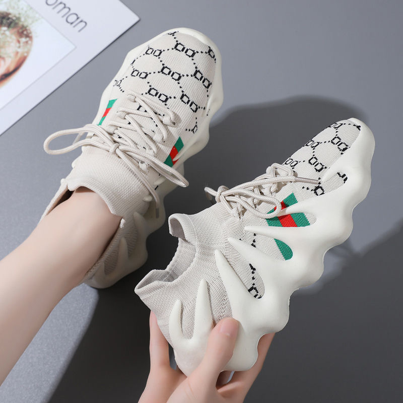 Summer New Fashion Octopus Breathable Mesh Low-Top Casual Shoes Trendy Sneakers Ins Korean Style Fashion Shoes