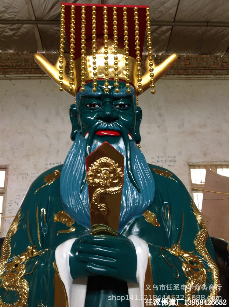 四海龙王2米树脂佛像批发龙王像东海南海西海北海龙王寺院摆件