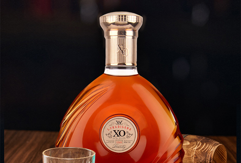 法国进口洋酒礼盒装高度数烈酒路易迪龙骑士xo白兰地酒水代发包邮