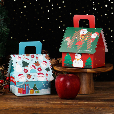 Christmas Eve Apple Gift Set Bag Apple Portable Box Gift Decoration Safe Candy Box Apple Gift Box