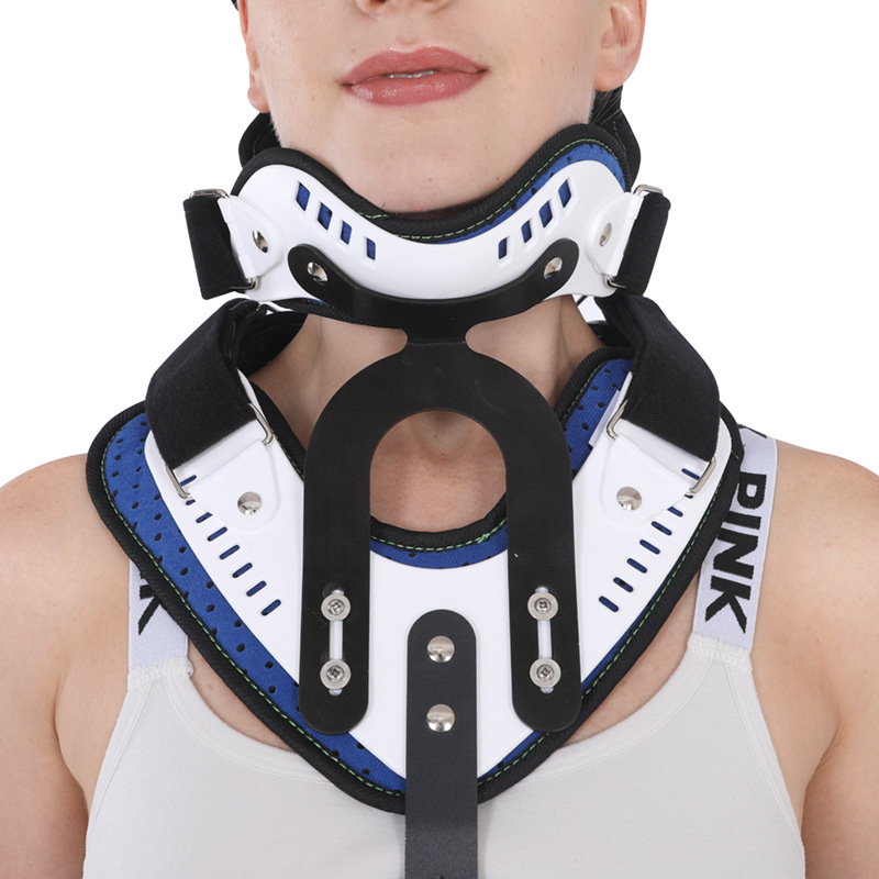 医用可调头颈胸固定支具颈椎骨折术后康复支架歪脖子矫正矫形器