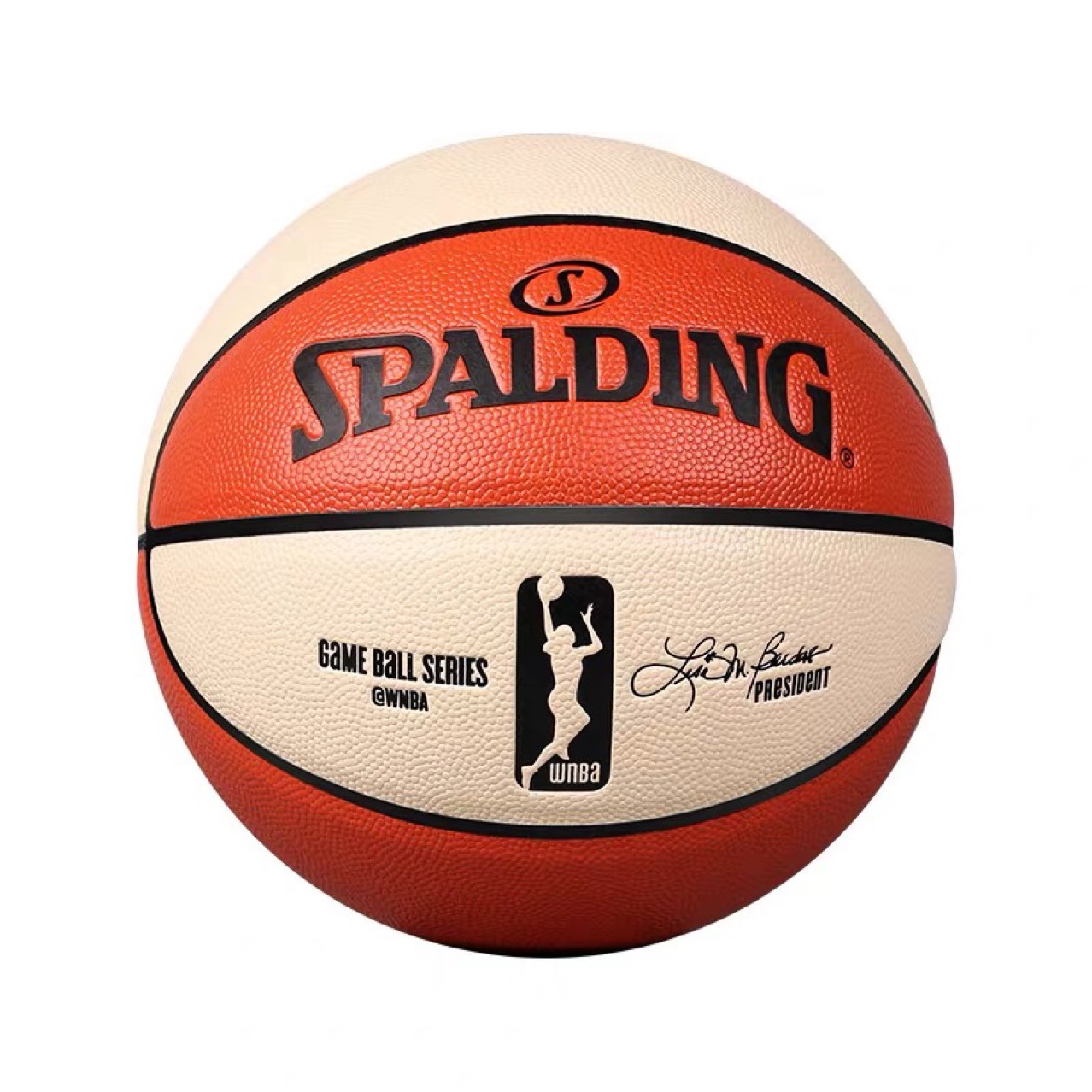 正品斯伯丁76-009y六号篮球学生儿童女子篮球室内外比赛耐磨6号球