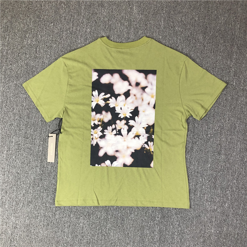 fear of god 复线 essentials直喷印花花卉高街明星同款短袖t恤男