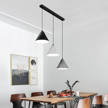 2022新款简约北欧餐厅吊灯吸顶创意吊线灯个性吧台艺术餐厅吊灯