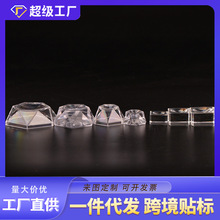 跨境货源玻璃亚克力六边形水晶球底座家居桌面创意摆件厂家批发